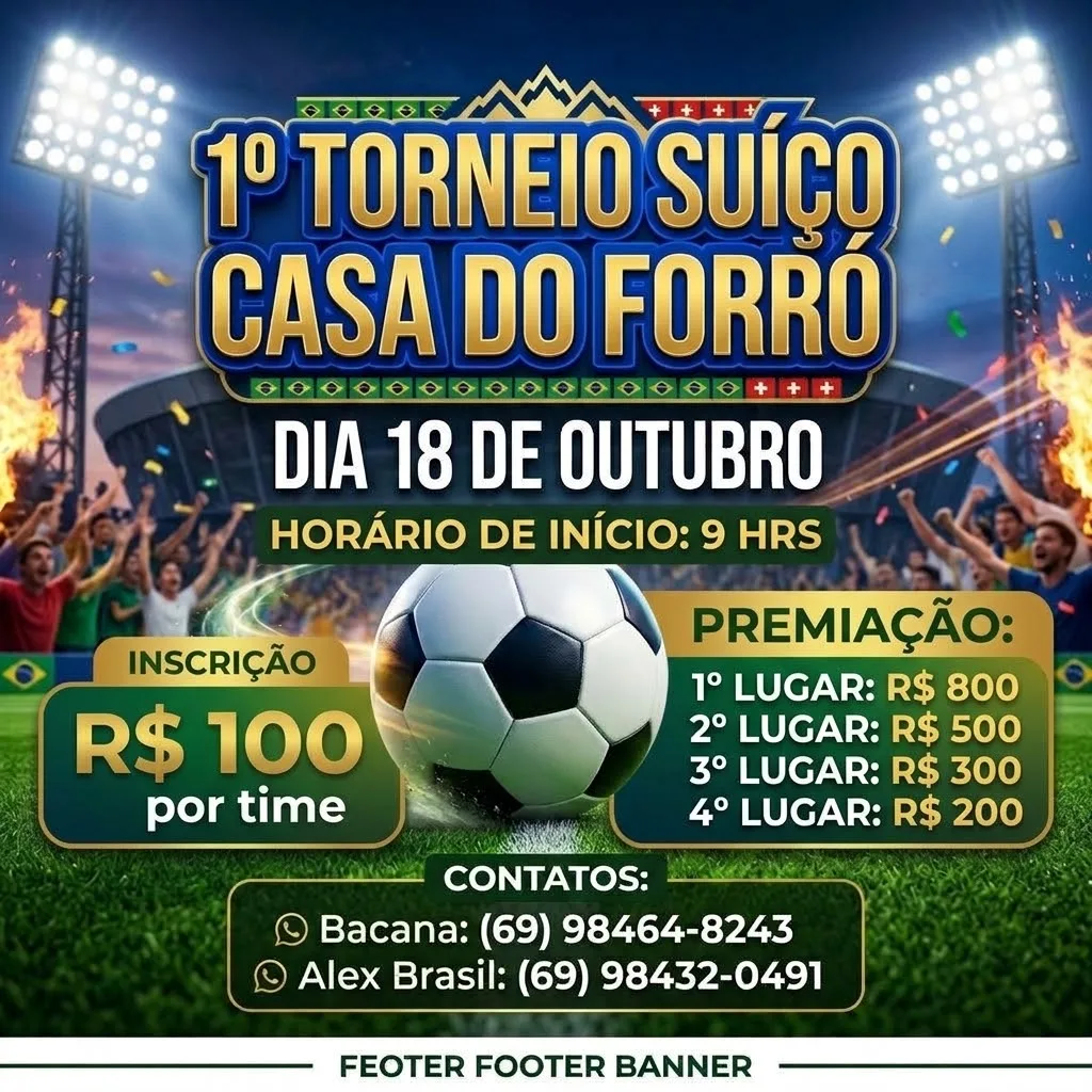 1º Torneio Suíço Casa do Forró